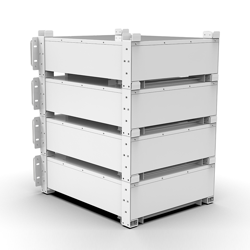 WERAN WRL-48100RW 51.2V 100Ah LiFePO4 стійковий акумулятор (5.12kWh) – 8000 циклів, CAN/RS485, штабельований домашній ESS