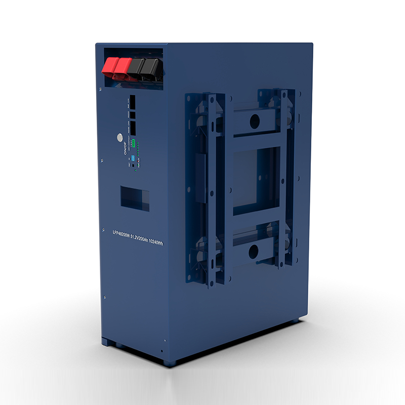 WERAN WRL-48100WB 51.2V 100Ah настінний LiFePO4 акумулятор (5.12kWh) – IP65, 6000 циклів, зовнішній домашній сонячний накопичувач