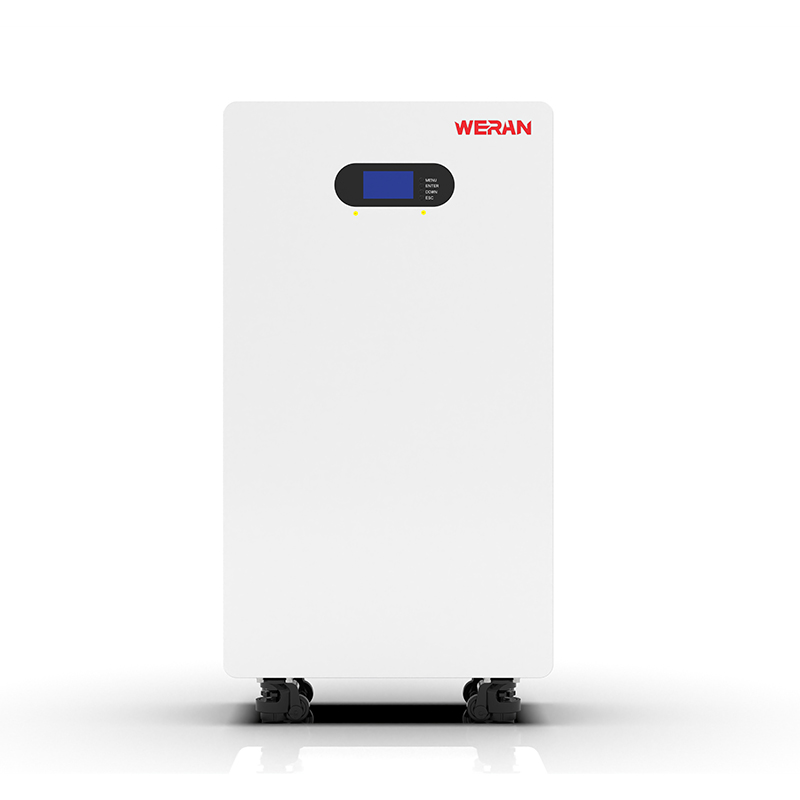 WERAN Акумулятор WRL-48200UW 51.2V 200Ah LiFePO4 (10.24kWh) – IP65, на колесах/настінний, штабельований 48V сонячний накопичувач