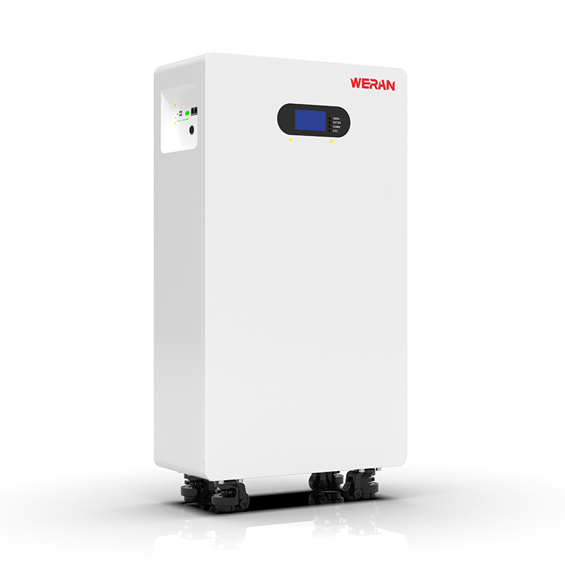 WERAN Акумулятор WRL-48200UW 51.2V 200Ah LiFePO4 (10.24kWh) – IP65, на колесах/настінний, штабельований 48V сонячний накопичувач